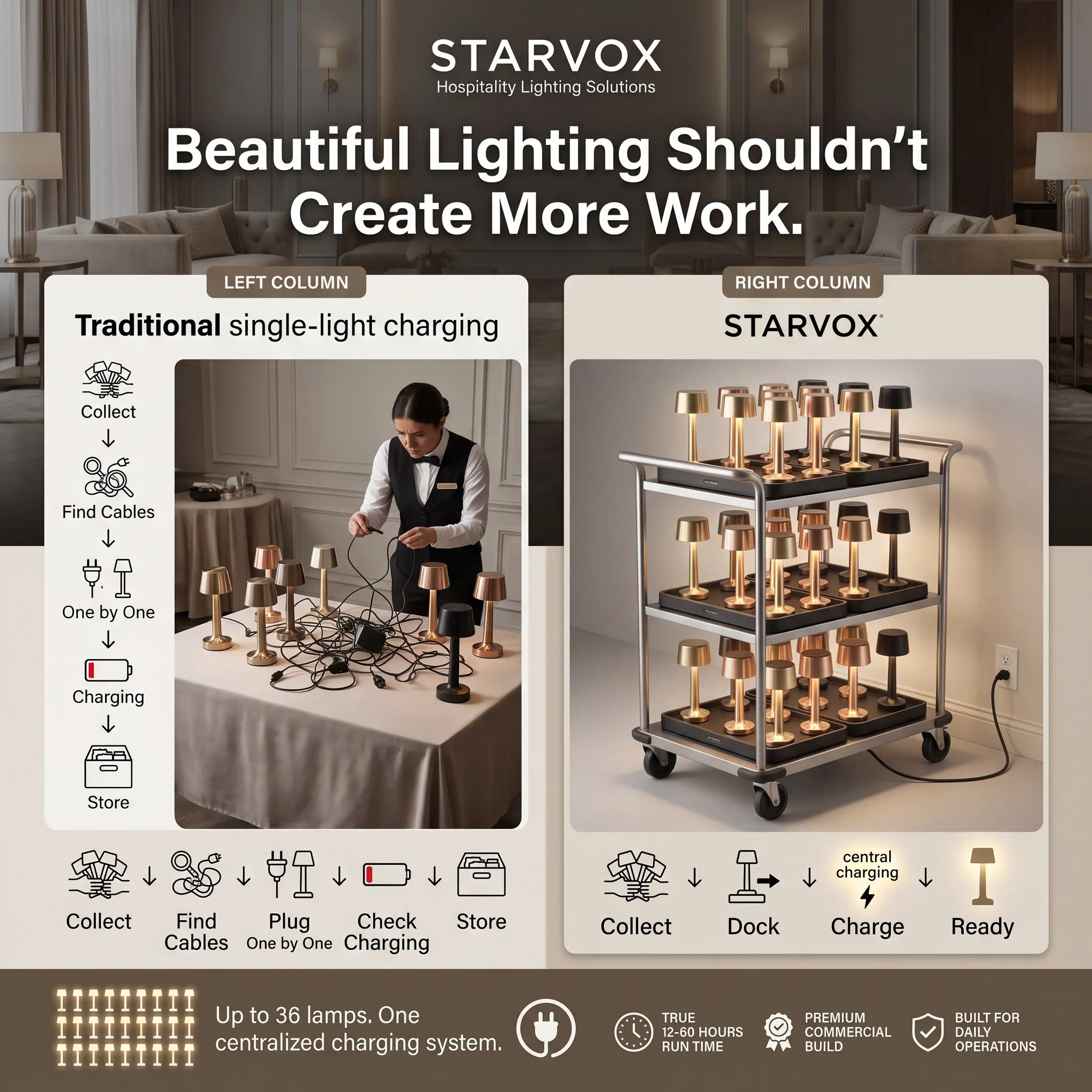 Starvox inductive trolley charging system