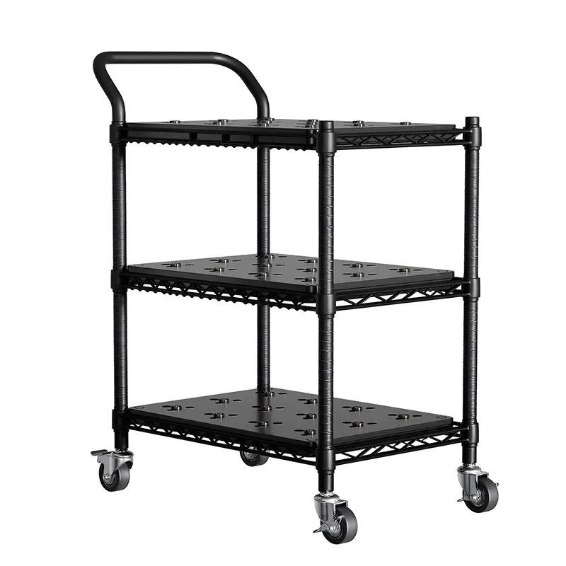 portable table lamp inductive charging cart for restaurant fleet