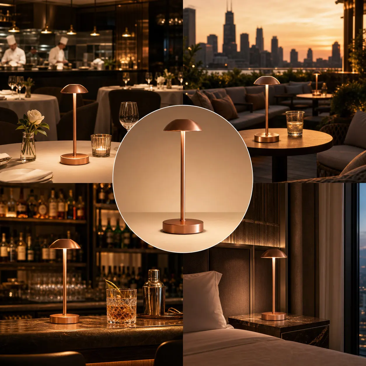 Starvox Chicago — cordless lighting for premium hospitality