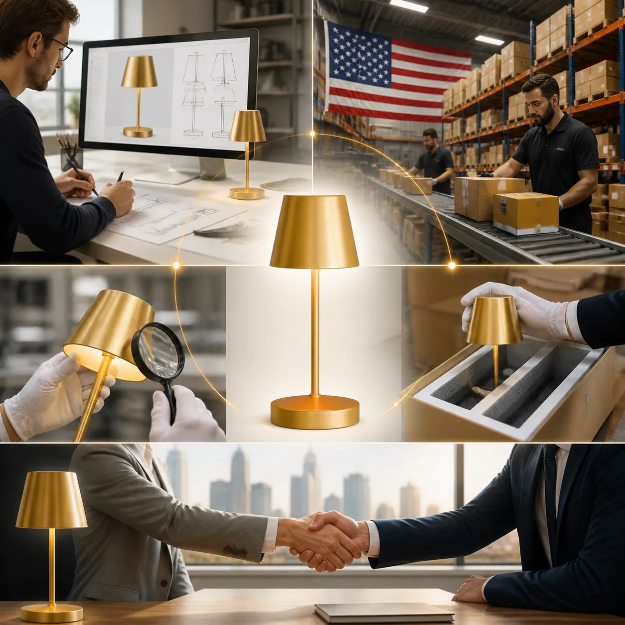 Starvox precision-engineered cordless lamp