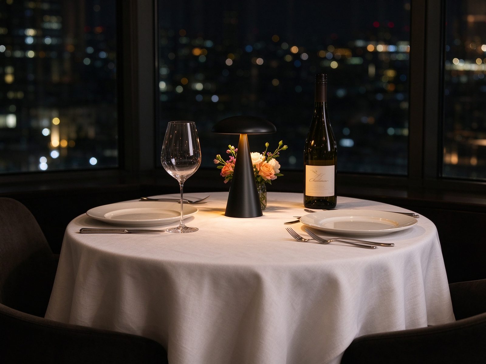 DM-1311 cordless table lamp in a restaurant / hospitality setting (3)