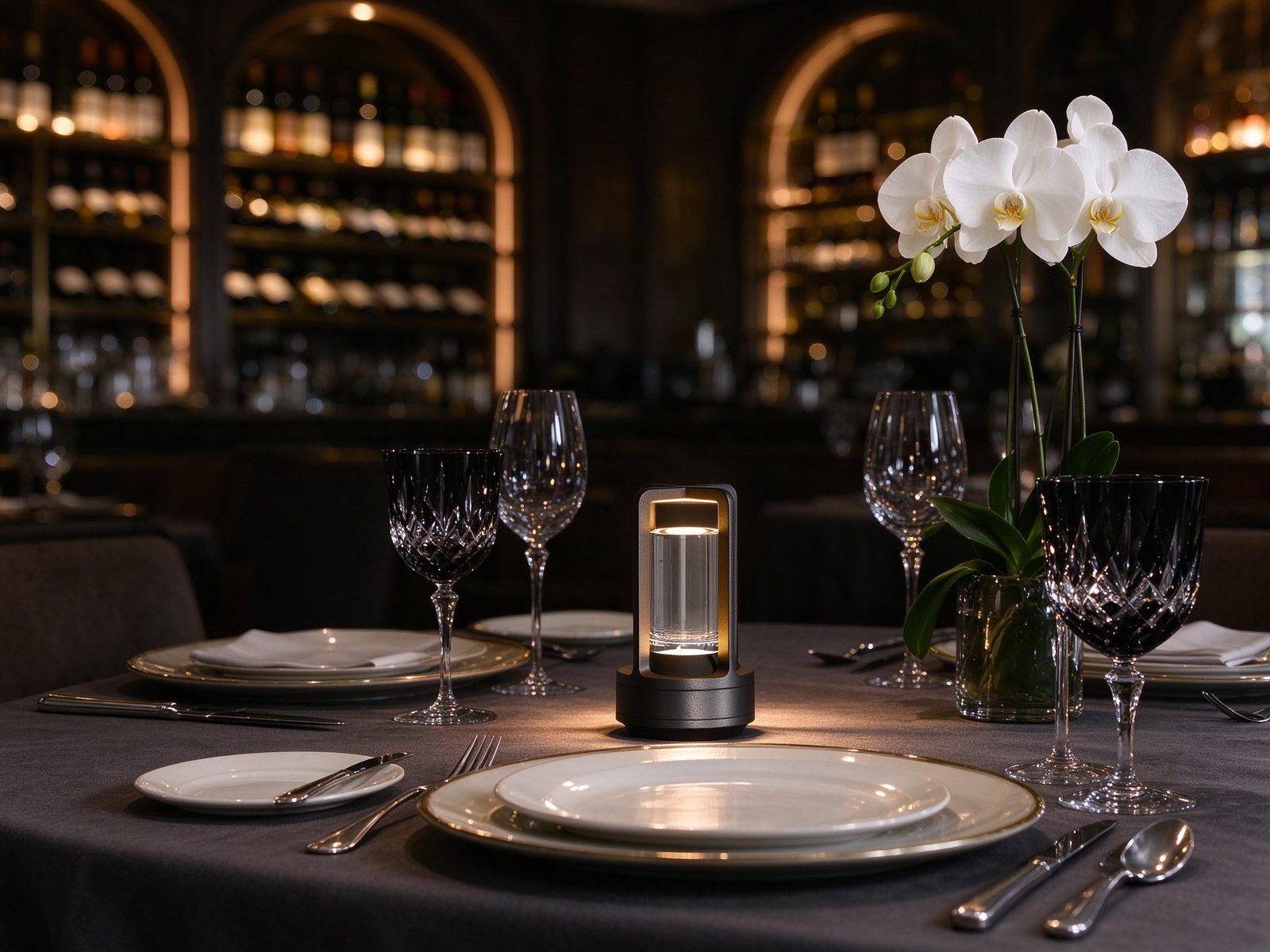 LC-0918 cordless table lamp in a restaurant / hospitality setting (2)