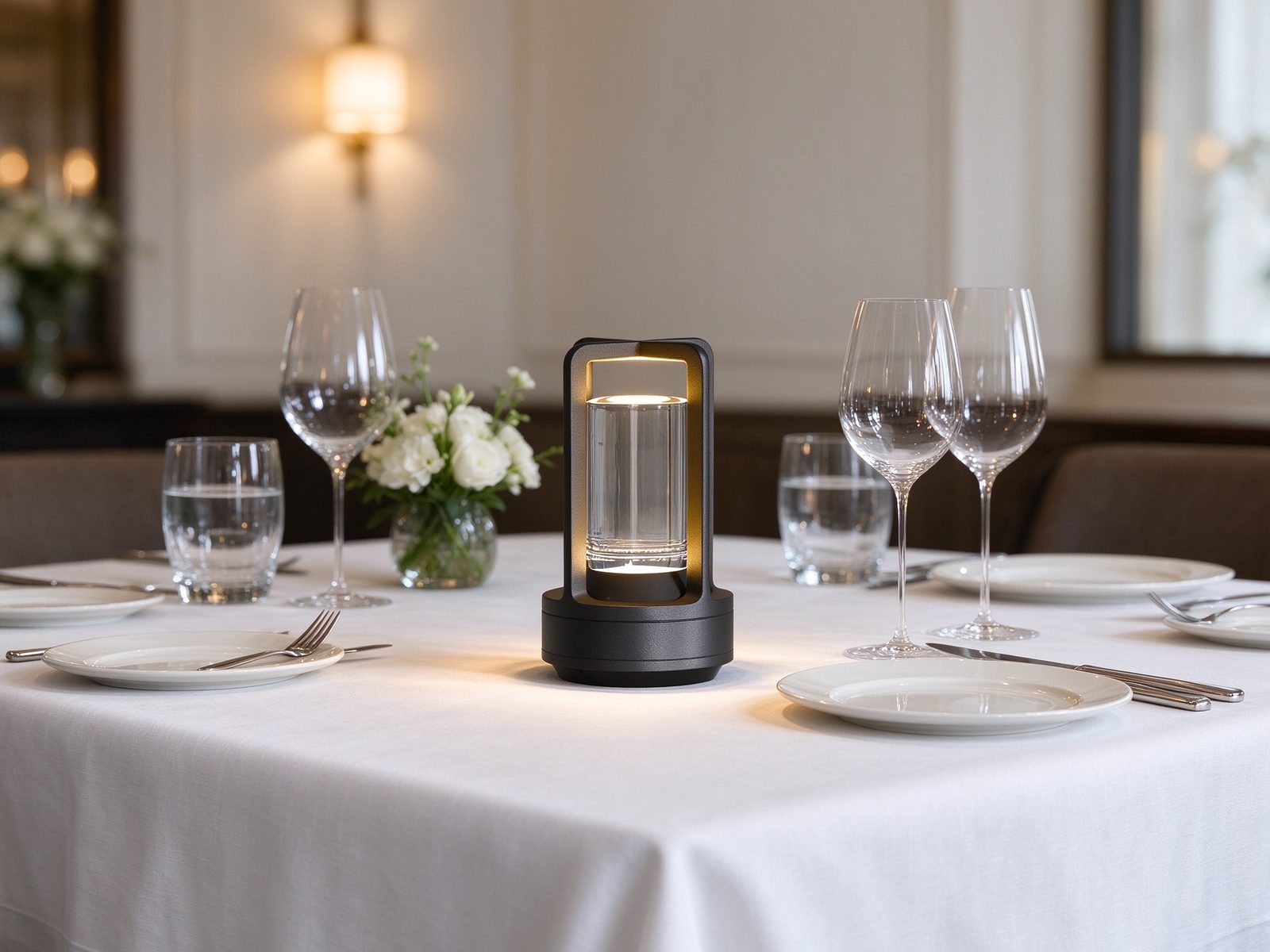 LC-0918 cordless table lamp in a restaurant / hospitality setting (3)