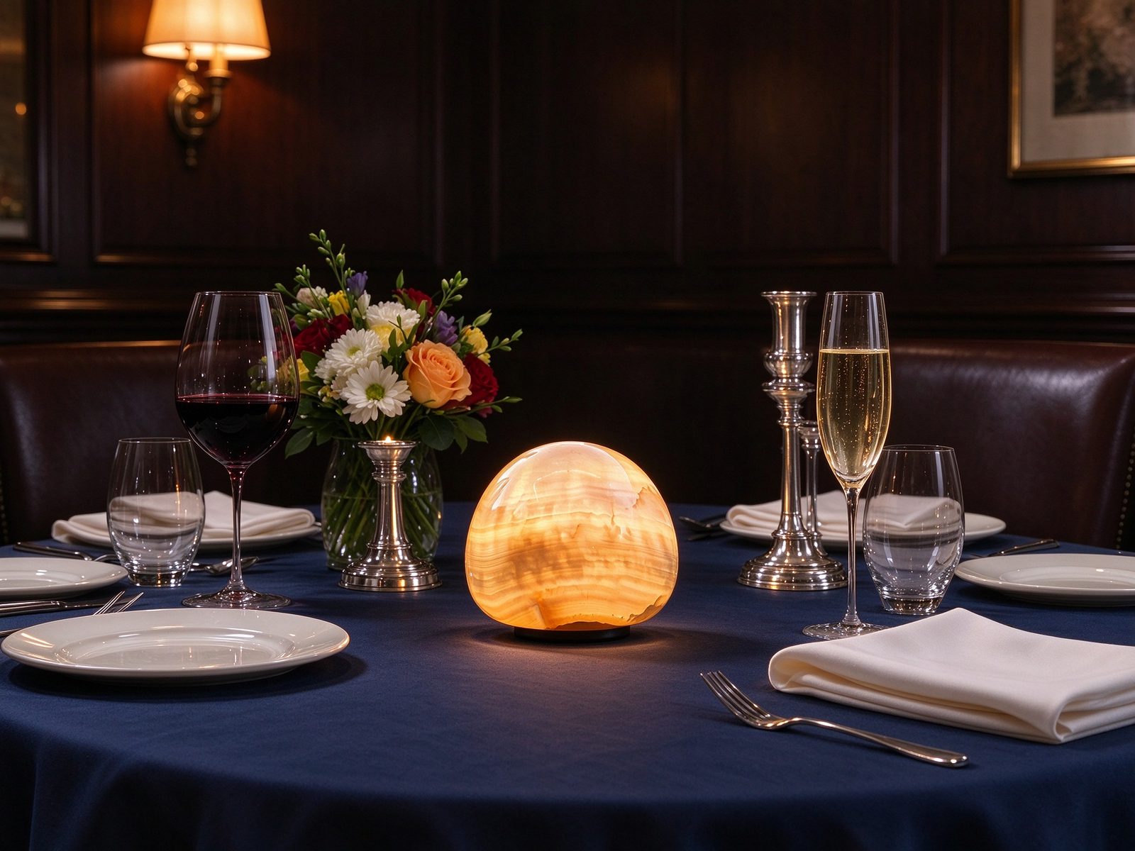 ST-1185 cordless table lamp in a restaurant / hospitality setting (3)